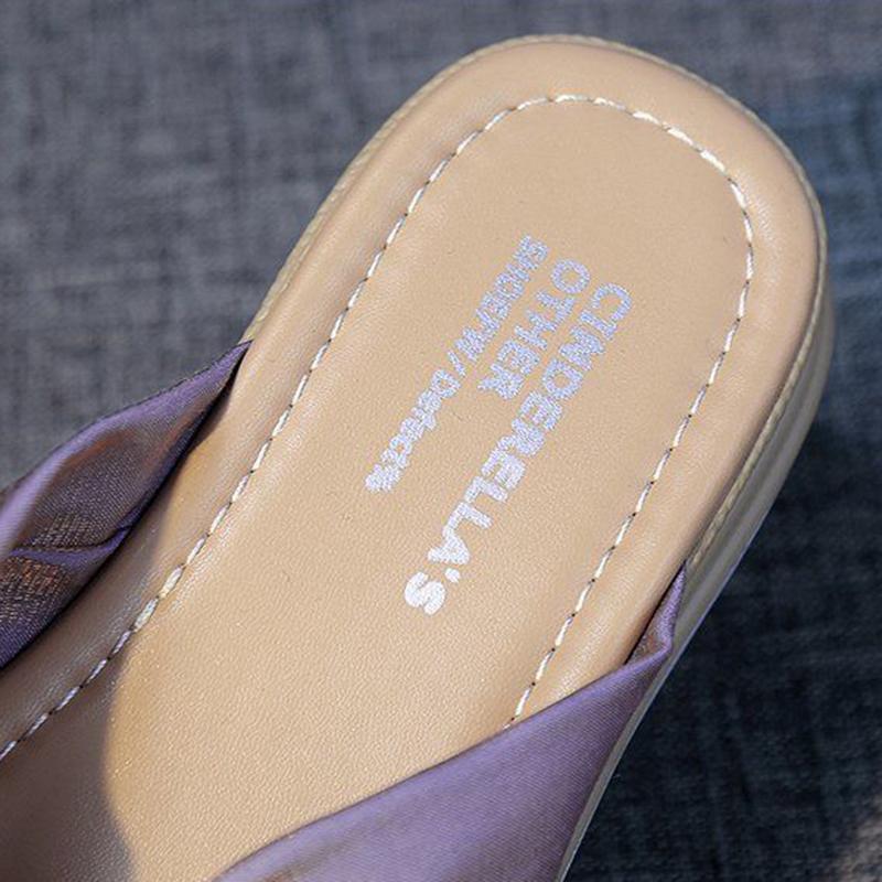 Thick-soled Slippers Women's Summer Wear Non-slip Slippers Increase Girls' Sandals and Slippers