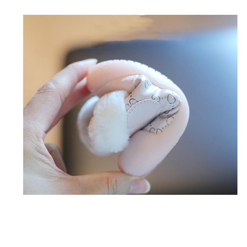 Baby Cotton Shoes, Boys' Shoes, Soft Soled Shoes, Autumn and Winter Infant Walking Shoes, Girls' Plush Warm High Top Shoes