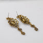 Creative Bohemian Retro Water Drops Tassel Long Earrings Jewelry Set Gifts fit with Wedding Dress