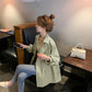 Temperament Jacket British Style Casual Mid-length Windbreaker Women's Suit Collar Loose Bo Jacket Gift Belt Waist Slimming