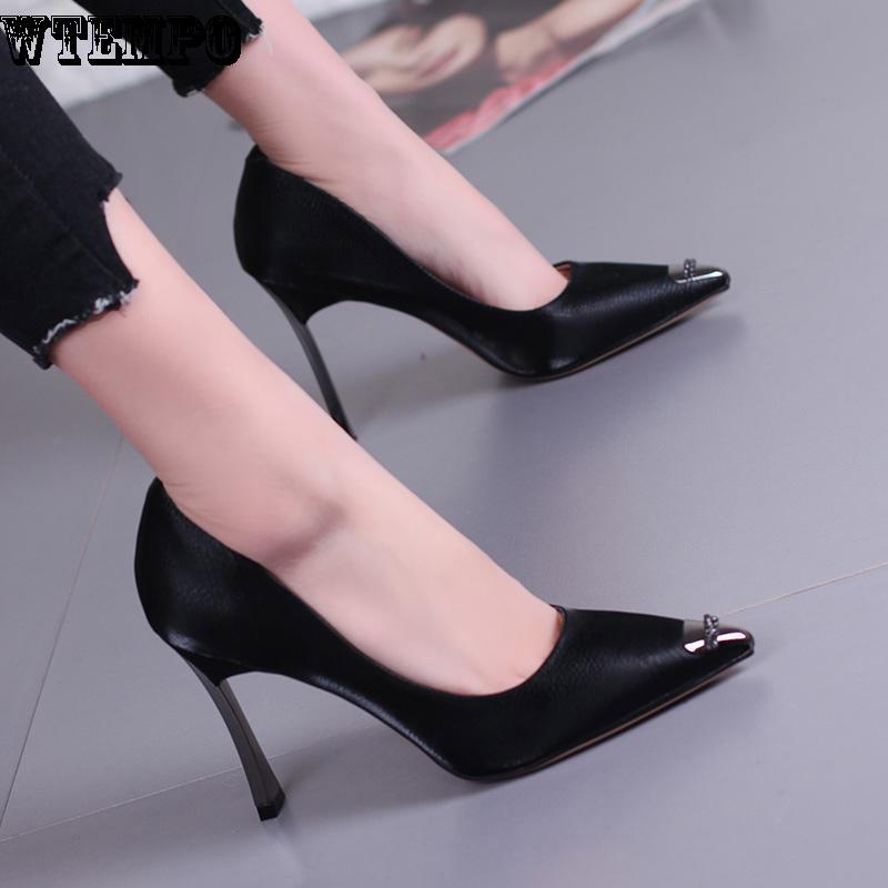 Brand Joker High Heel Stiletto Pointed Shallow Mouth High Heels Summer Women's Shoes Fashion