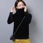 Autumn and Winter Mohair Turtleneck Sweater Short Loose Knit Bottoming Shirt Casual Women's Top