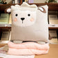 Multifunctional Quilt Cute Pillow Quilt Dual-use Sleeping Pillow Nap Cover Blanket Office Cushion Car Interior Car Cushion Pillow Portable Blanket