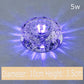 5W LED Crystal Recessed Ceiling Light Warm White+RGB 3 Modes Mini down Lamp Light Aisle Corridor