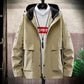 Spring & Fall Boutique Jacket Men Hooded Coat Trendy Casual Top Loose and Comfortable Windbreaker Regular
