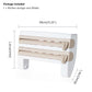 Plastic Wrap Tin Foil Cutter Organizer Kitchen Storage Rack Paper Roll Holder