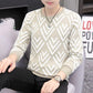 Autumn and Winter Semi High Neck Sweater Men's Korean Imitation Mink Sweater Thickened Youth Bottoming Shirt