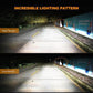 2pcs Car Led Headlights Super Bright H7 H8 H9 H11 Bulb Far and Near Light 9012 Free Modification White Strong Light Laser Car Light