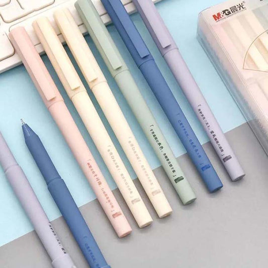 Gel Pen Full Needle Tube Frosted Rod Student Pen Office Signature Black Pen