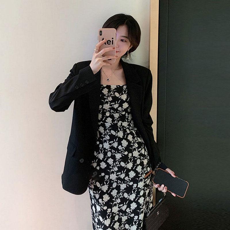 Summer French Floral Sling Skirt Sexy Self-cultivation Waist Slimming Temperament Inner Dress Female