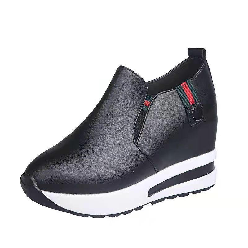 Women's Cotton Shoes Women's Shoes Mid-heel Cloth Cover Polyurethane Single Shoes Trendy and Durable