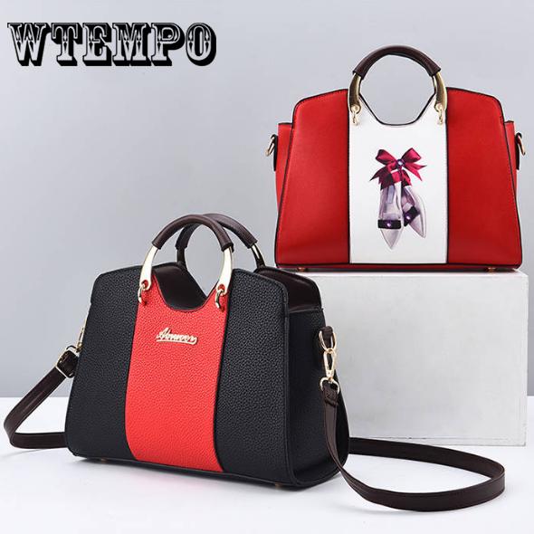 WTEMPO Brand Handbag Fashion Women Shoulder Bag Western Style Handbag