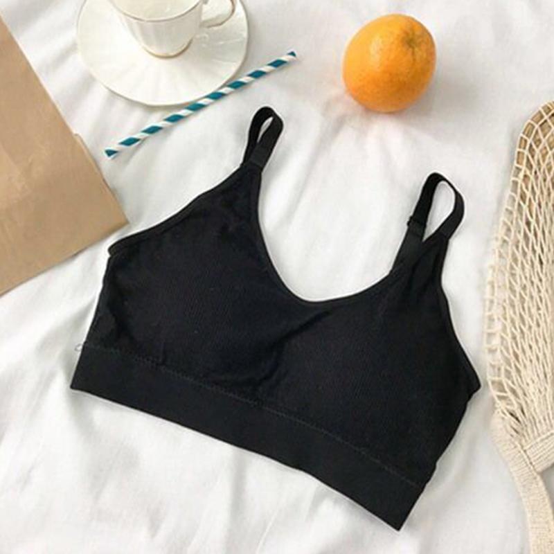Beautiful Back Wrapped Chest Underwear with Chest Pad Vest Gathered Anti-glare Sleep Bra Without Steel Ring