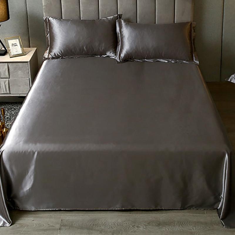 Skin-friendly Home Ice Silk Sheets Silky Summer Student Dormitory Sheets