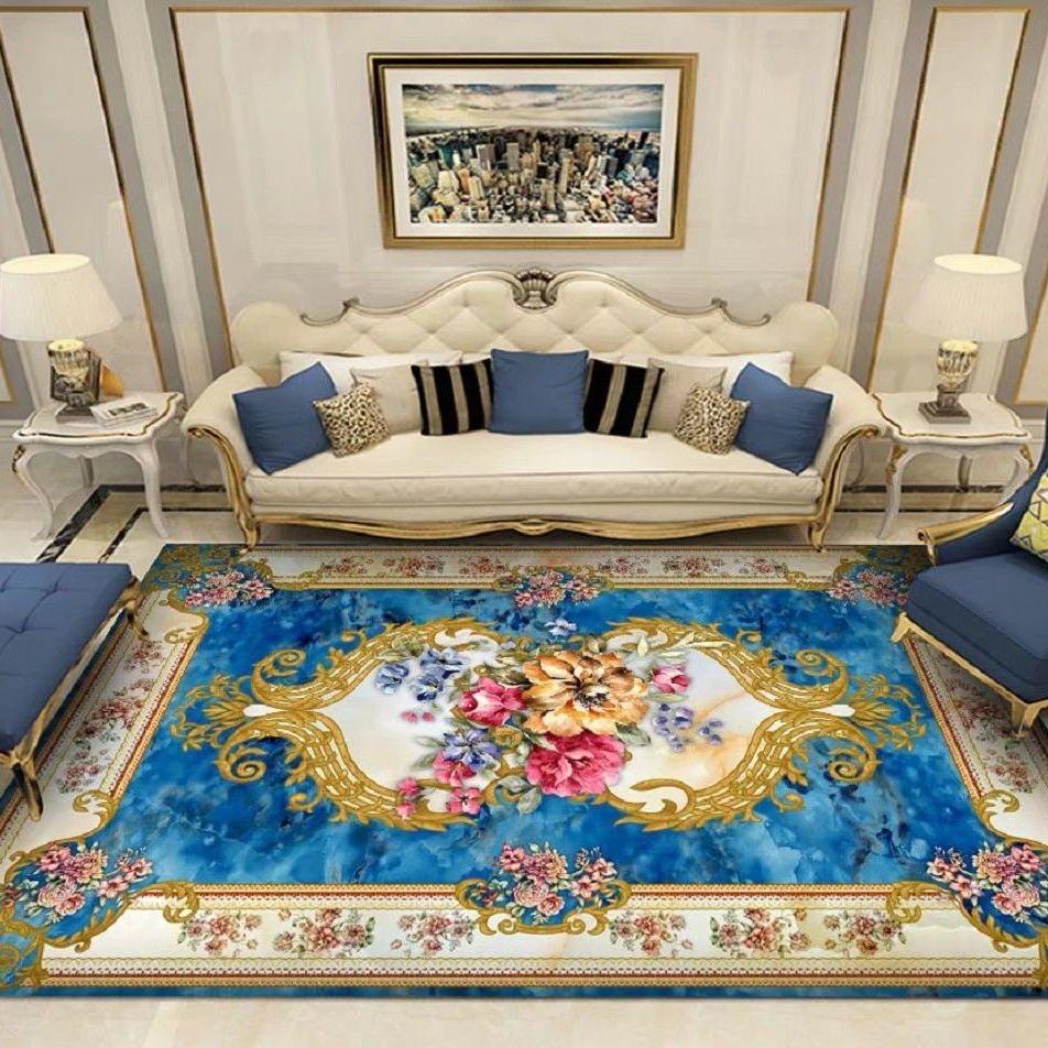 European Style Carpet Living Room Carpet Bedroom Bedside Carpet Entrance Door Balcony Bathroom Carpet Anti-slip Carpet