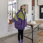 Winter Color Matching Cotton Clothes Oversize Women's Trendy Bread Clothes Korean Style Loose Ins Hong Kong Style Jacket Students