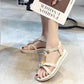 Sandals Female Summer Bohemian Flat Students Korean Version of All-match Casual Roman Beach Shoes Women