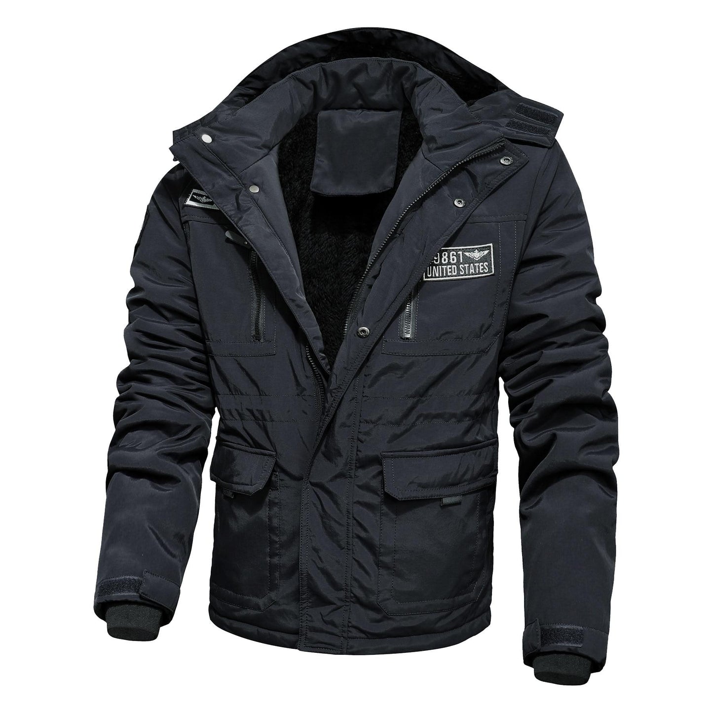 Winter Military Jacket Men Brand Quality Windbreaker Warm Outdoor Fleece Lined Overcoat Casual Slim Tactical Coat Male Parkas