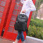 Men pu Leather Backpack High Quality Youth Travel Rucksack School Book Bag Male Laptop Business bagp