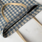 Large-capacity Plaid Bag Women Canvas Bags Travel Casual Shoulder Handbag Simple Hobo Bags