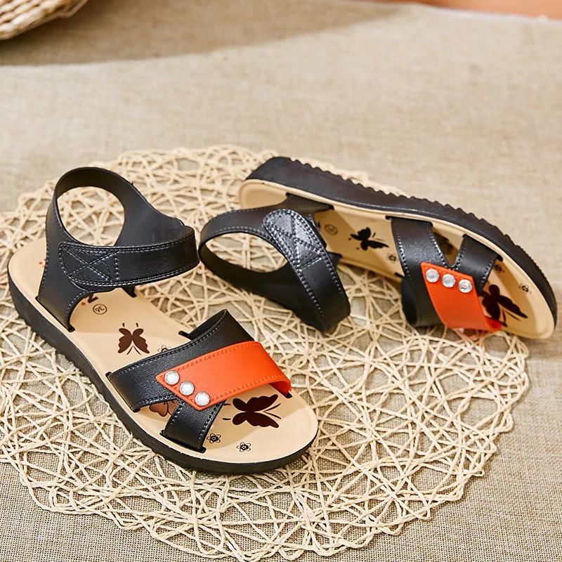 Woman's Summer Shoes Soft Sole Outdoor Beach Flat Sandals Anti-slip Versatile Casual Light Sandals