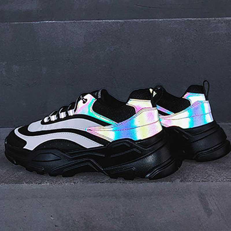 Plus Size39-44 Men Low-top Sneakers Luminous Running Basketball Shoes Breathable Lightweight Non-slip Sock Shoes Wear-resistant Deodorant Skate Shoes