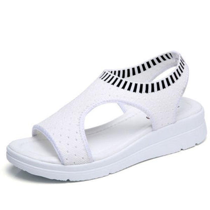 Summer Womens Sandals Platform Breathable Peep Shoes Comfortable Shopping Walking Shoes