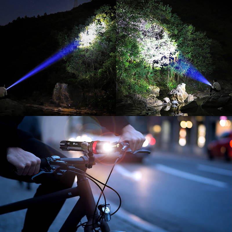 LED Flashlight LED Flashlight Torch Adjustable Zoom Focus Torch T6 Flash Light 18650 Penlight