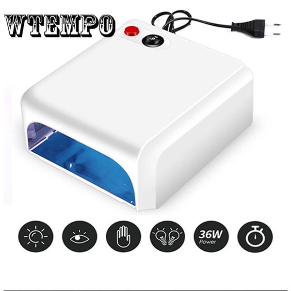 36W Nail Phototherapy Machine Dryer Gentle Light Does Not Shrink Rubber Nail Rubber Baking Lamp