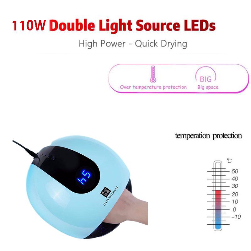 UV LED Lamp For Nails Dryer Sun Light Lamp For Manicure Gel Nail Polish Nail Art Tools