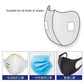 Disposable mask gasket non-woven fabric protection dustproof breathable gasket 50/100 pieces