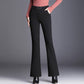Flare Pants Female Trousers Autumn and Winter High Waist Fishtail Pants Black Wide Leg Female Pants