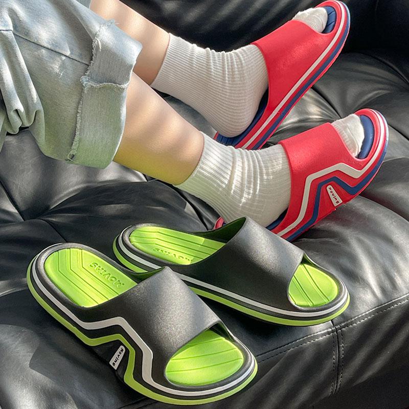 Plus Size Slippers Men Summer Line Non-slip Slippers Couple Shoes Plus Size Furniture Shoes Outdoor Slippers