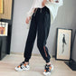 Fashion Casual Sports Trousers Women's Loose-fitting Slim-fitting Trousers Spring and Autumn All-match Harem Pants Thin Pants