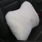 Automobile Headrest Waist Pillow Four Piece Set Plush Bone Shape Cushion Vehicle Universal Cushion Set