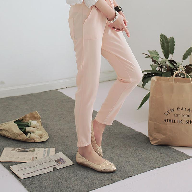 Women's Shoes  Flat Soft Bottom Pointed Egg Roll Shallow Mouth Rivets Casual Flat-heeled Pregnant Mother Korean Low-top Shoes