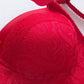 Women's Underwear  Thin Breathable Bra Without Steel Ring Gather Sexy Bra Micro-adjustable Lace Pendant Women's Underwear