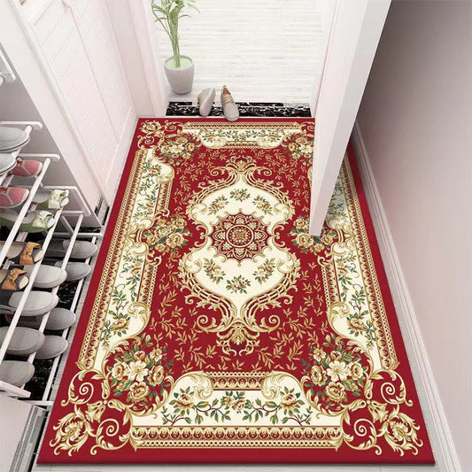 Household Carpet Bedroom Bedside Luxury Washable Carpet European Style Carpet Living Room Carpet