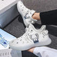 Korean Couple Breathable Running Shoes Summer Fly Woven Breathable Casual Sneakers Trend Canvas Coconut Shoes