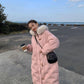 Down Jacket Winter Korean Fashion Big Fur Collar Mid-length Hooded Thick Warm Large Size Jacket Suitable for Women