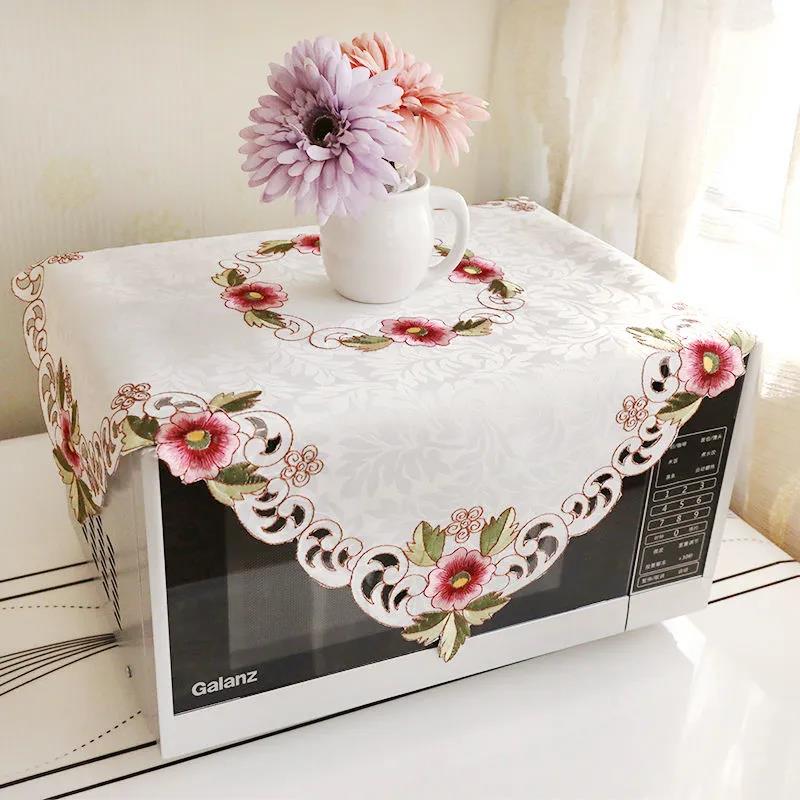 European Microwave Oven Cover Fashion Cover Towel Oven Cover Dust Cover Cover Cloth Cover Towel Curtain