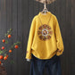 Women Knitted Sweaters Large Size Round Neck Loose Pullover Autumn Winter New Sweater Women's Bottoming Sweater Ethnic Style