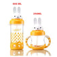 Wtempo High Quality 400ml Cartoon Kid Drinking Cup Straw Portable Rope Bpa Free Pp Children Feeding