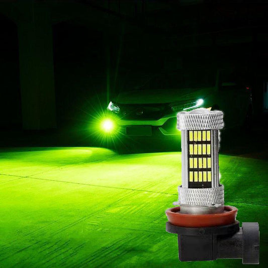 H16 220W Color Natural/ Strobe Light LED Car Front Fog Light Super Bright Headlight Car Light Bulb