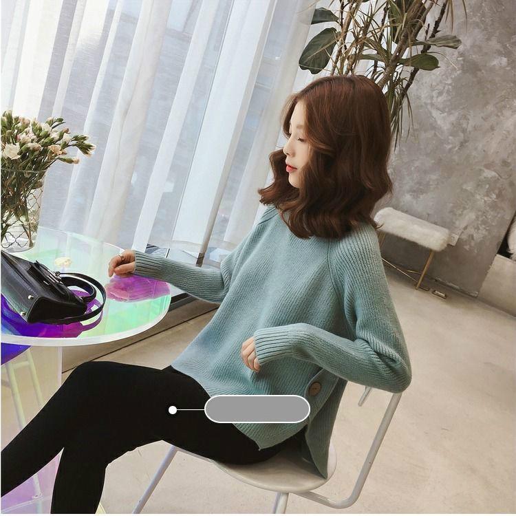 Womens Sweaters Half High Neck Solid Color Knitted Bottom Casual Comfort Winter