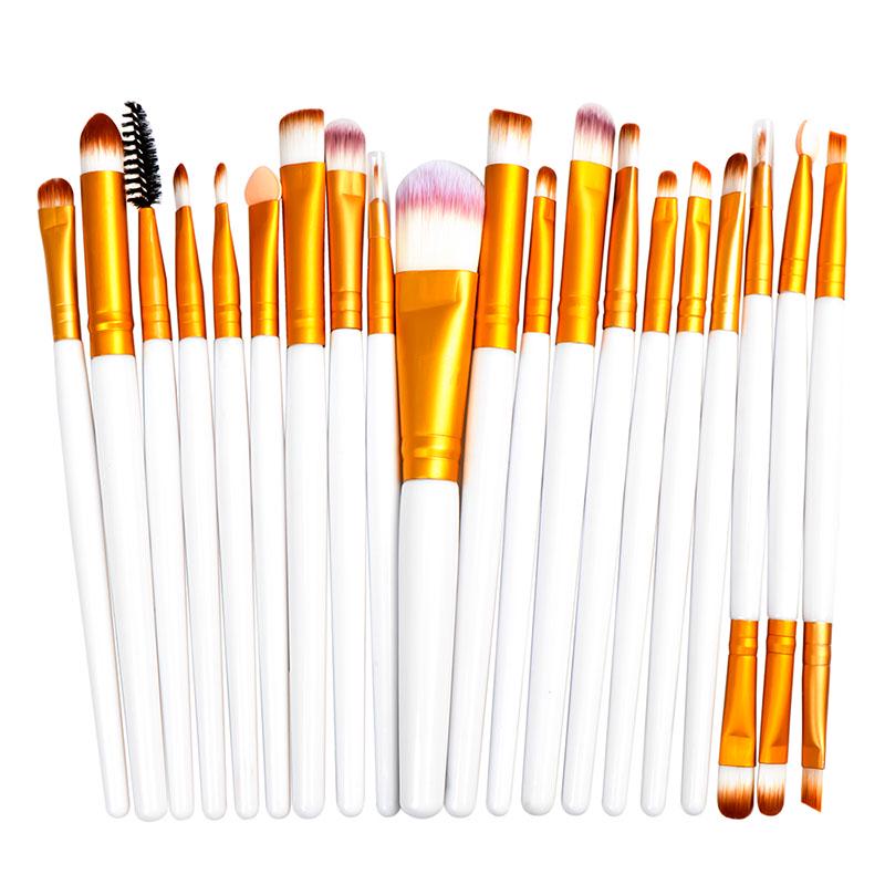 7 Pcs Diamond Shape Makeup Brush Set Dazzle Glitter Foundation Powder Makeup Eyeshadow Brush Kit