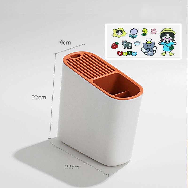 Kitchen Supplies Knife Fruit Knife Storage Rack Multi-function Household Cutlery Storage Box