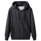Plush Thick Hooded Sweater Men's Loose Long-sleeved Shirt Plus Fat Plus Size Casual Cardigan Jacket