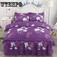 Printing Bedspread Cotton  Bed Skirt Pillowcase Bedding Bed Sets Queen King Size