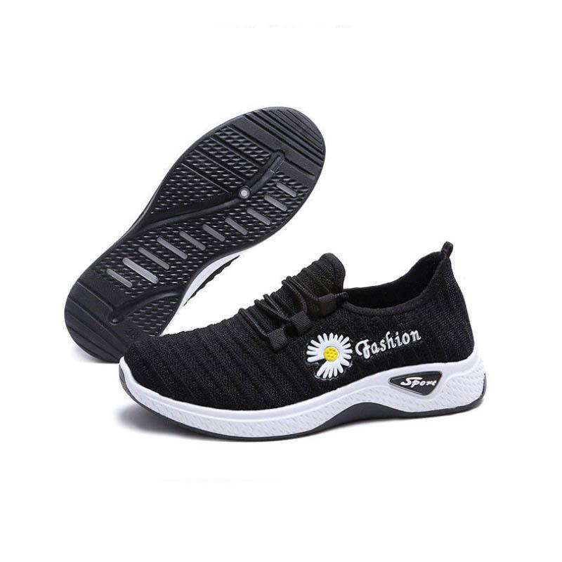 Spring Summer Single Shoes Non-slip Lightweight Soft-soled Cloth Shoes Women's Sports Casual Shoes Middle-aged
